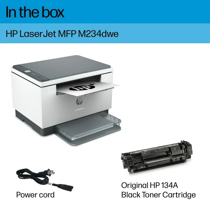 HP LaserJet MFP M234dwe Wireless Black & White Laser Printer