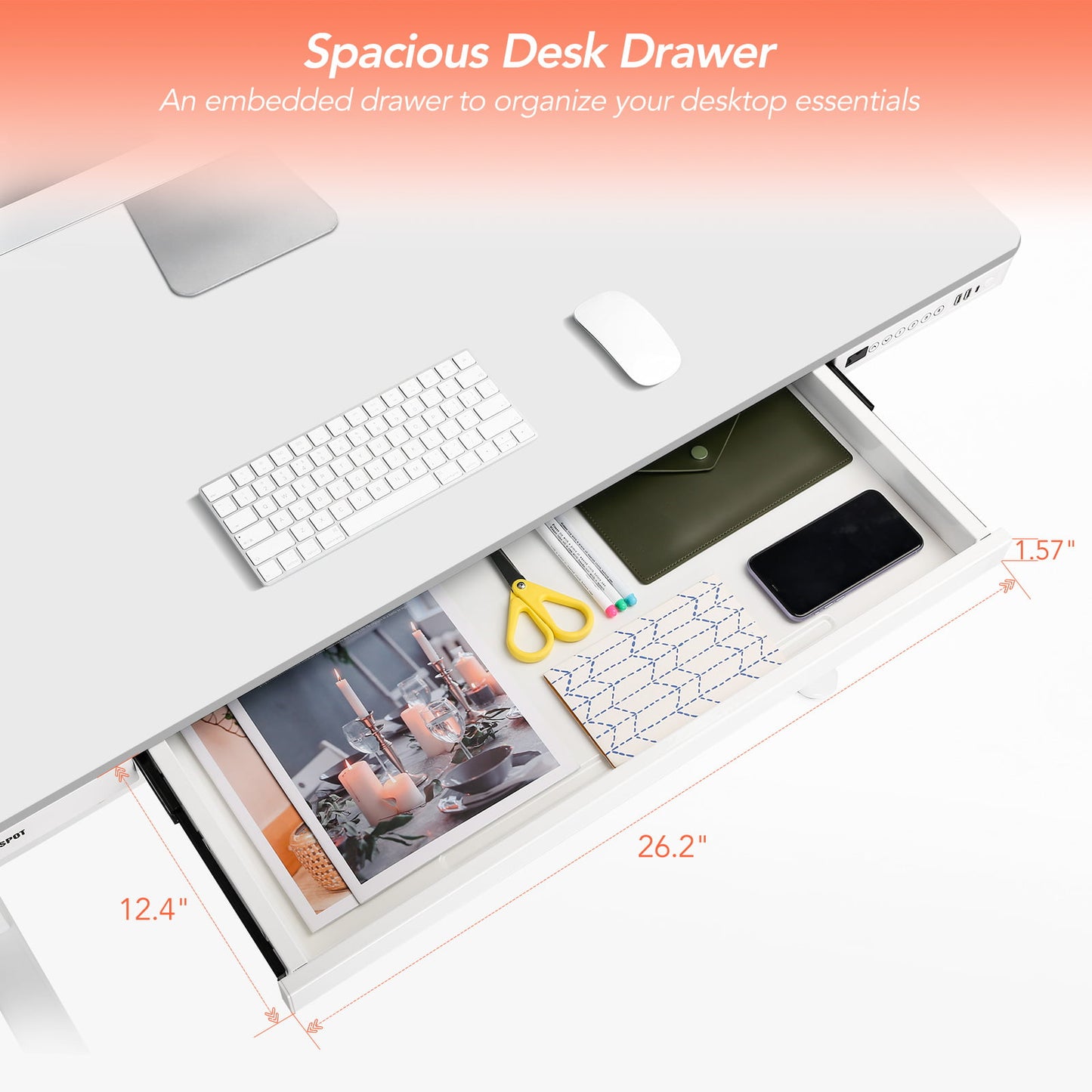 FlexiSpot 48" W Home Office Height Adjustable Standing Desk