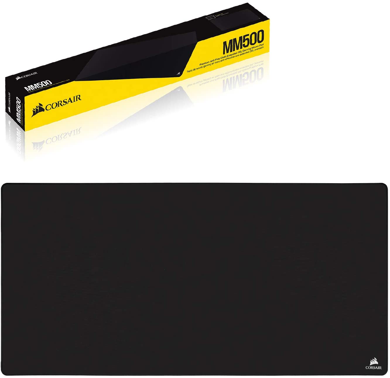 CORSAIR MM350 - Premium Anti-Fray Extra Thick Cloth Gaming Mouse Pad - Extended XL, Graphic