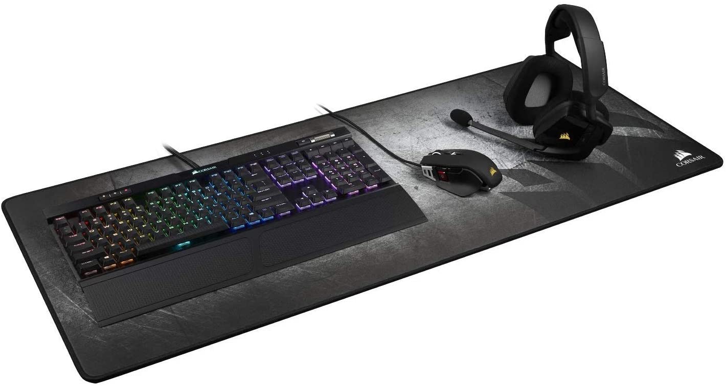 CORSAIR MM350 - Premium Anti-Fray Extra Thick Cloth Gaming Mouse Pad - Extended XL, Graphic