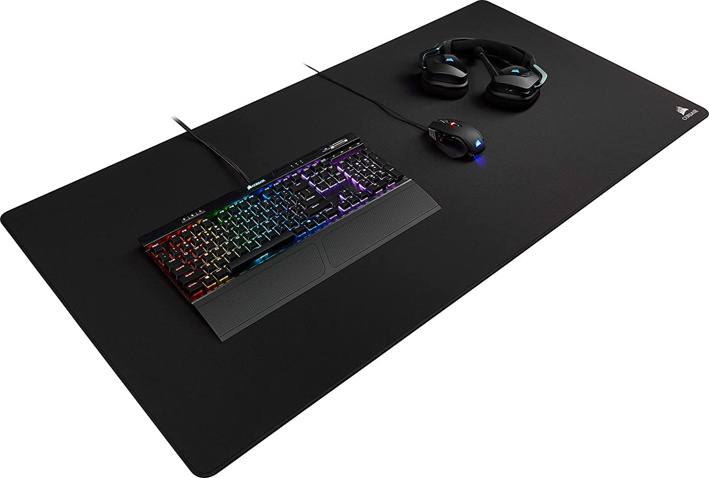 CORSAIR MM350 - Premium Anti-Fray Extra Thick Cloth Gaming Mouse Pad - Extended XL, Graphic