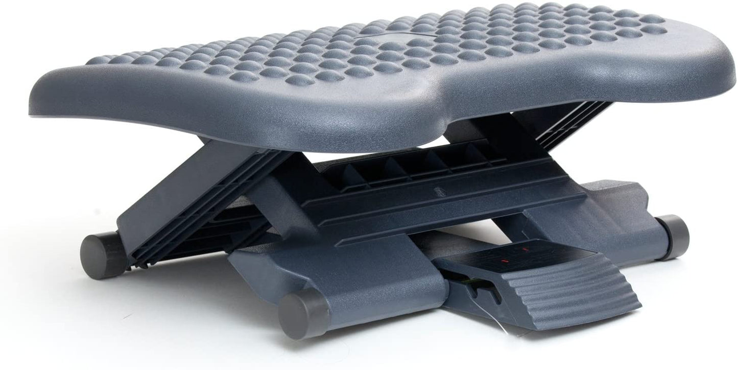 Mind Reader Rest Ergonomic Foot, Pressure Relief for Comfort, Back, and Body, 1-Pack, Black