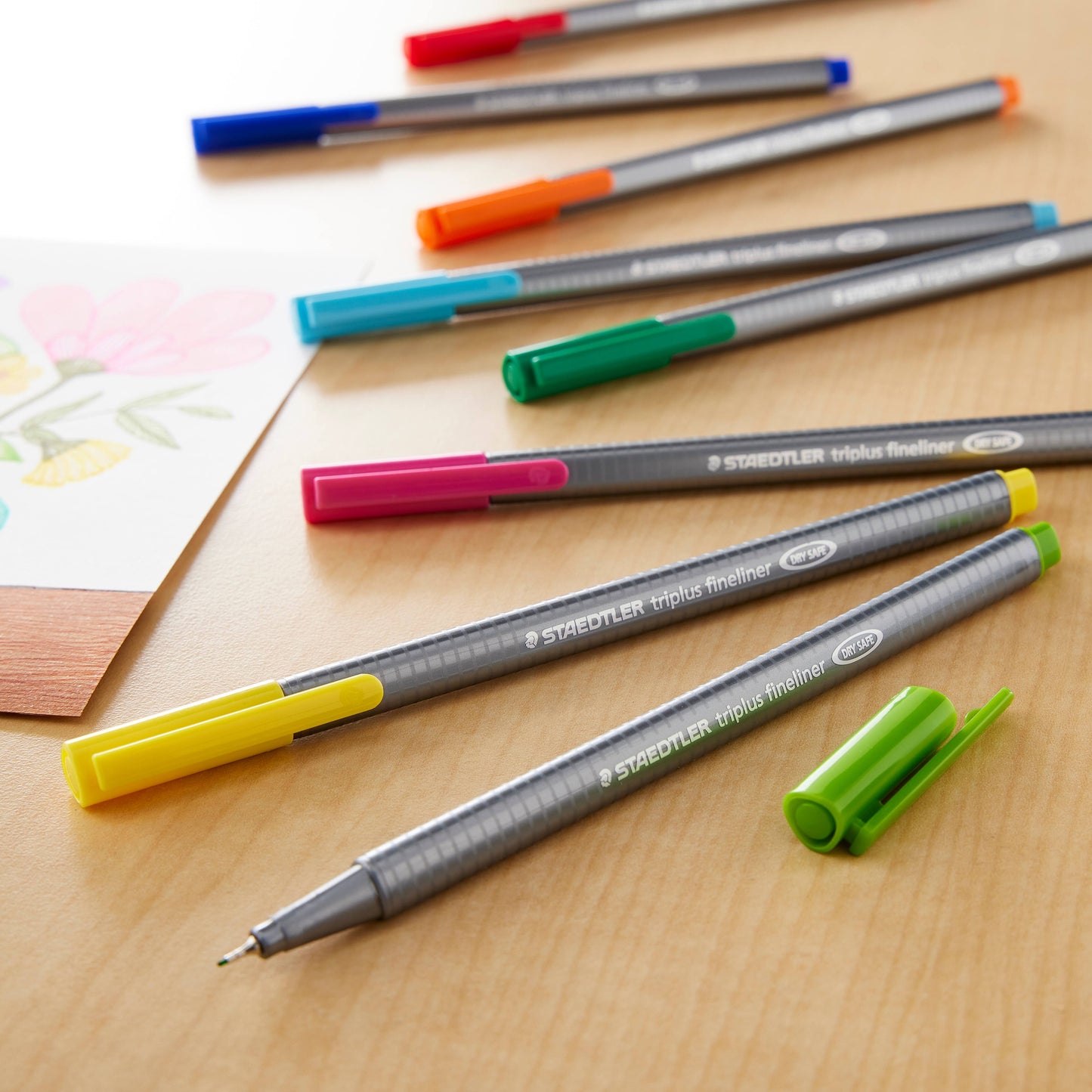 Staedtler Triplus Fineliner Pen - Assorted Colors, Set of 40