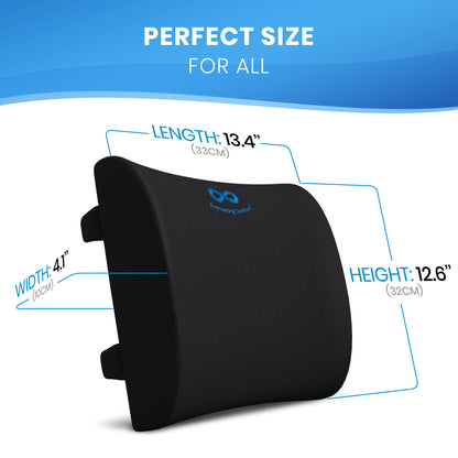 Everlasting Comfort Lumbar Support Pillow for Office Desk Chair