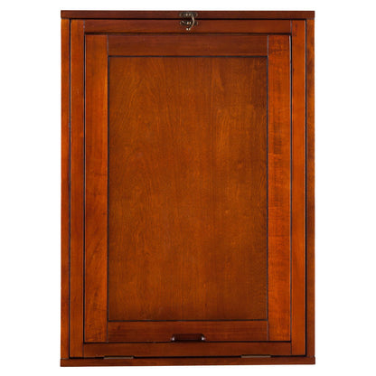 Southern Enterprises Wall Mounted Convertible Writing Desk - Walnut