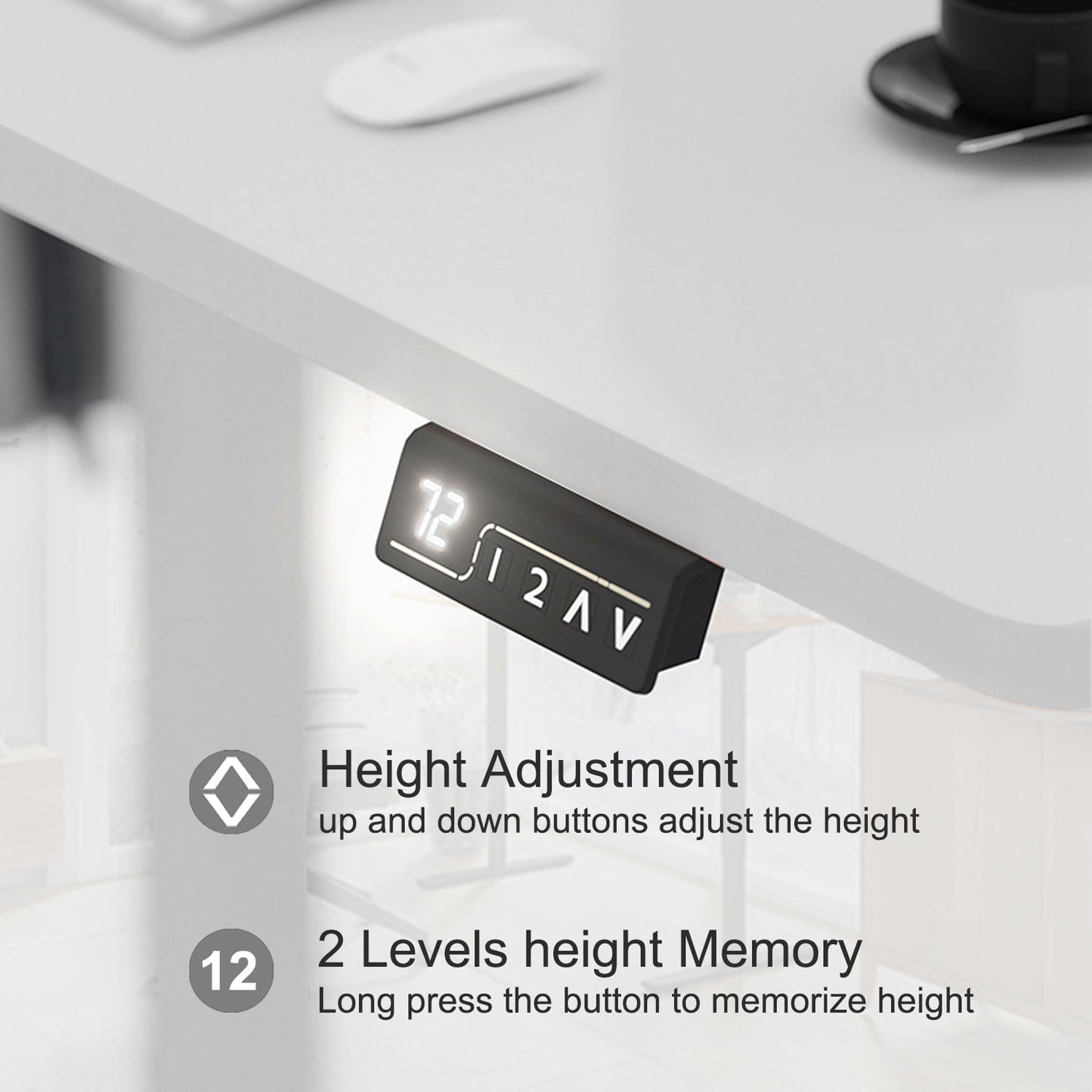 Furmax 40" x 24" Home Office Electric Height Adjustable Standing Desk