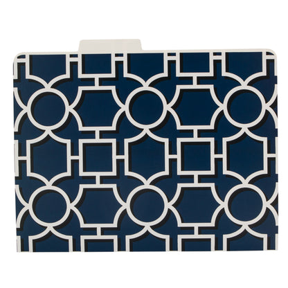 Dwell Studio Decorative File Folders Letter Size Patterns, 6 Pack