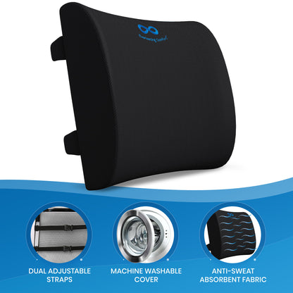 Everlasting Comfort Lumbar Support Pillow for Office Desk Chair