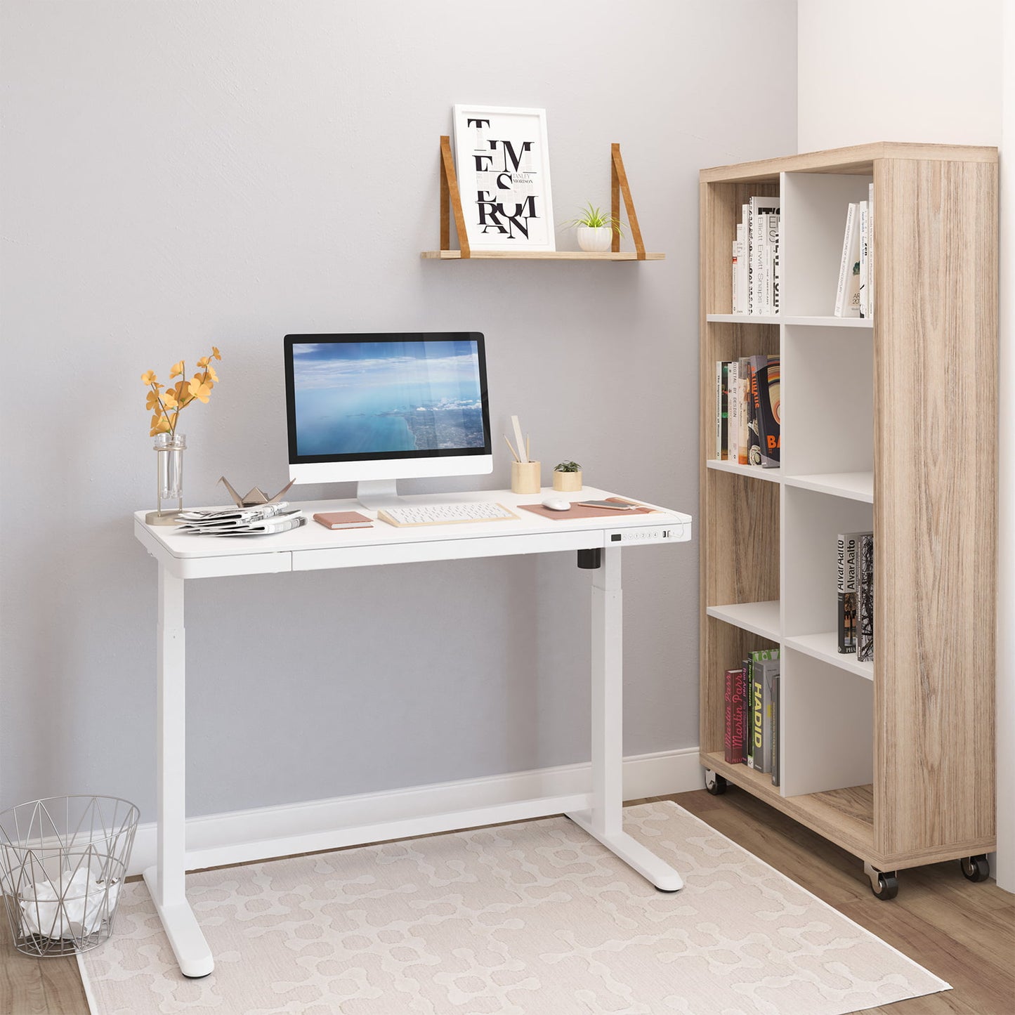 FlexiSpot 48" W Home Office Height Adjustable Standing Desk