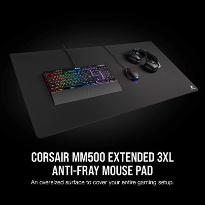 CORSAIR MM350 - Premium Anti-Fray Extra Thick Cloth Gaming Mouse Pad - Extended XL, Graphic