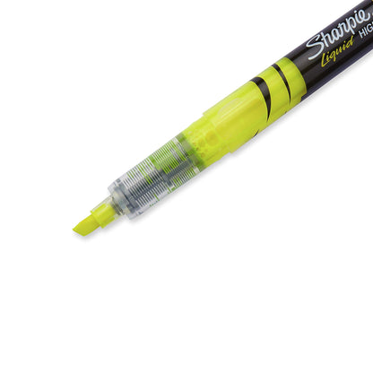 Sharpie Liquid Highlighters Assorted Colors, Chisel Tip Highlighter Pens, 10 Count