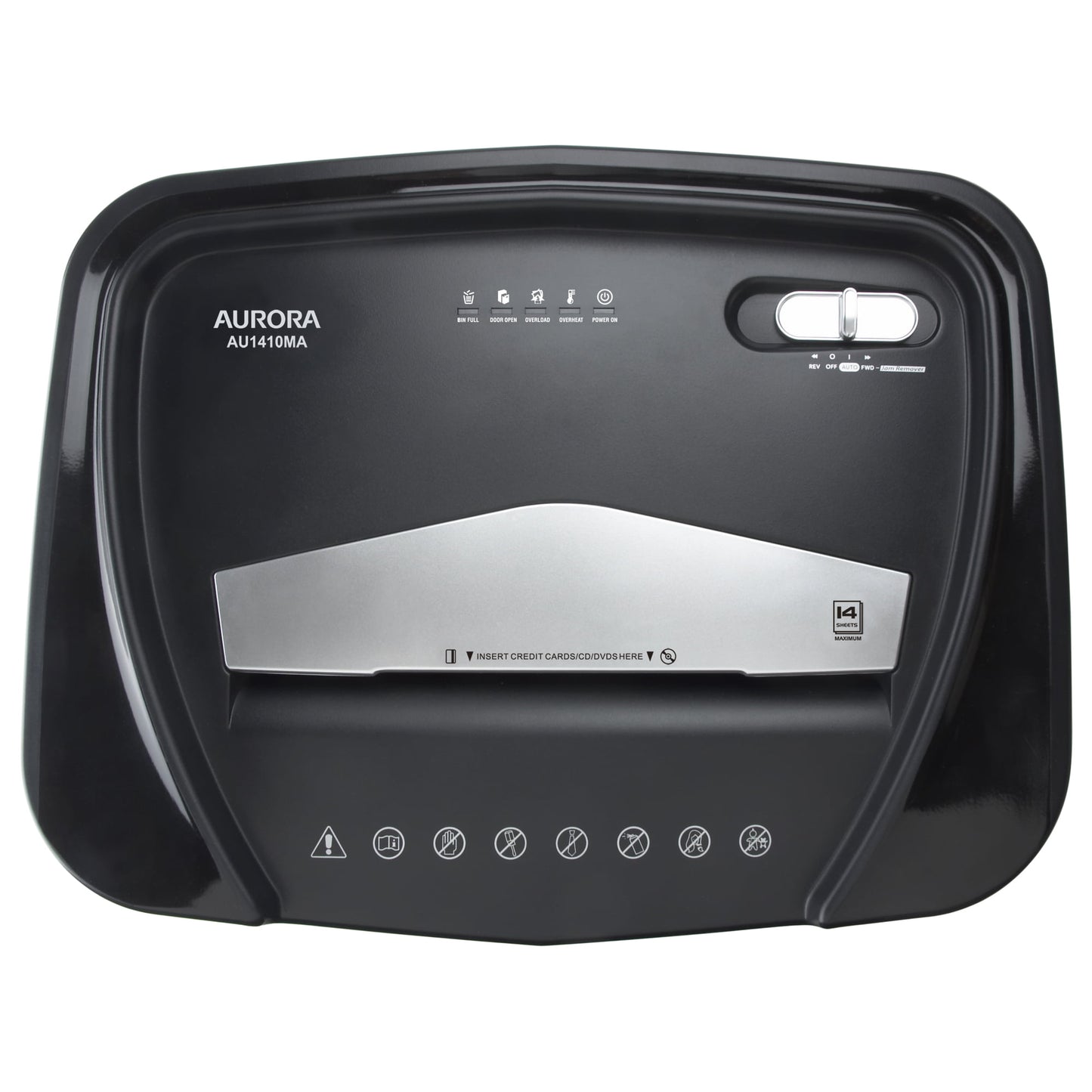 Aurora 14-Sheet Micro-Cut, Auto-Reverse, 30 Minutes Duty Cycle