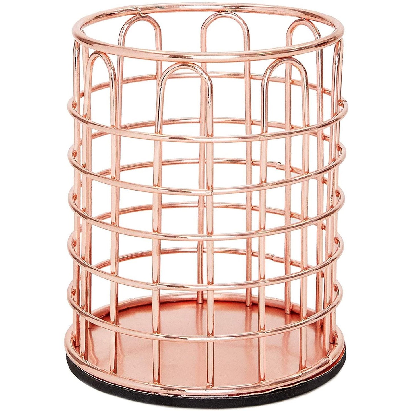 3-Pc Set Rose Gold Office Supplies Desk Organizer Sticky Note Pen Letter Holder