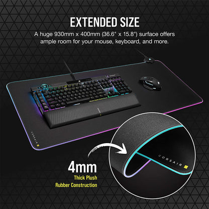 Corsair MM700 RGB Extended Cloth Gaming Mouse Pad