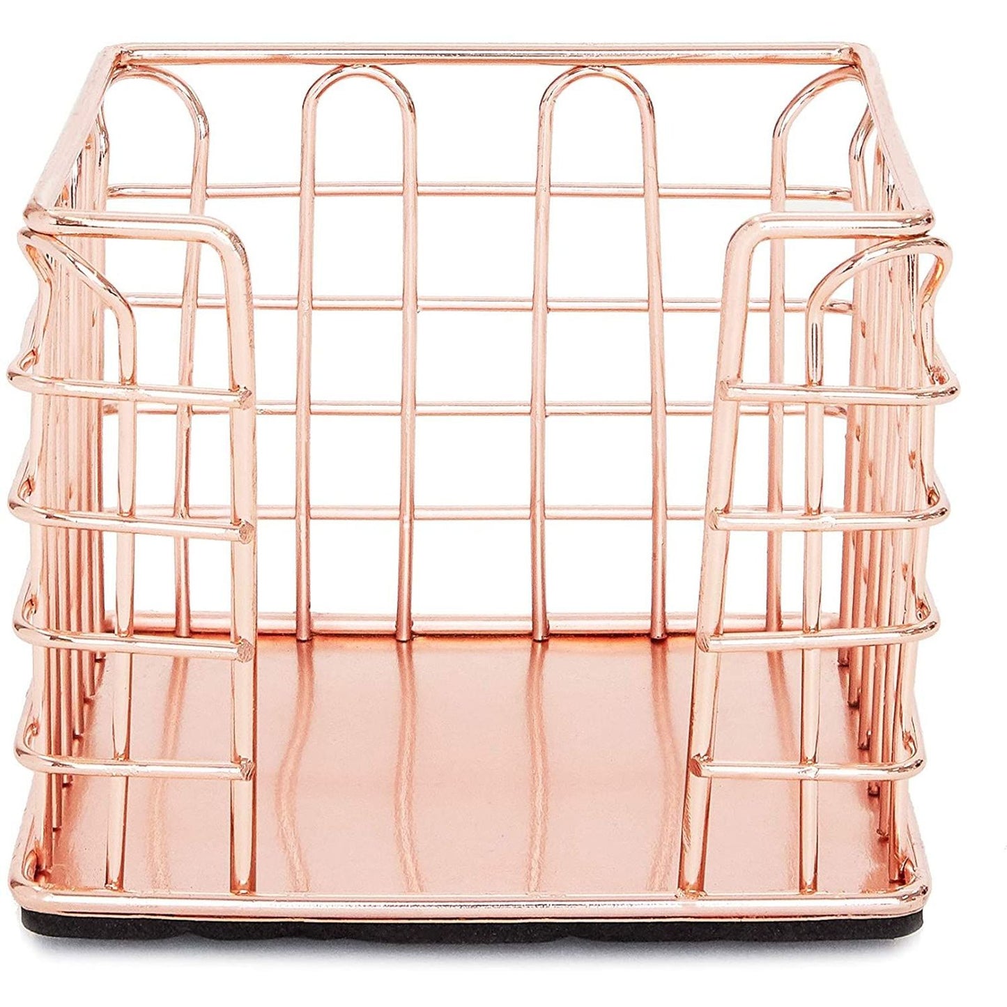 3-Pc Set Rose Gold Office Supplies Desk Organizer Sticky Note Pen Letter Holder