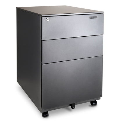 Aurora Modern SOHO Design 3-Drawer Metal Mobile File Cabinet