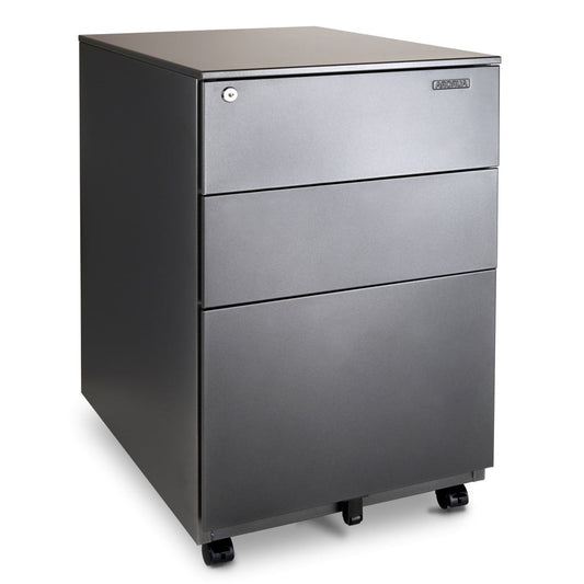 Aurora Modern SOHO Design 3-Drawer Metal Mobile File Cabinet