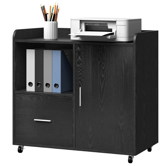 YITAHOME Lateral File Cabinet with Drawer for Letter/A4 Size, Printer Stand with Open Storage Shelf