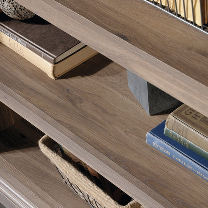 Sauder Select 5 - Shelf Bookcase, Salt Oak Finish