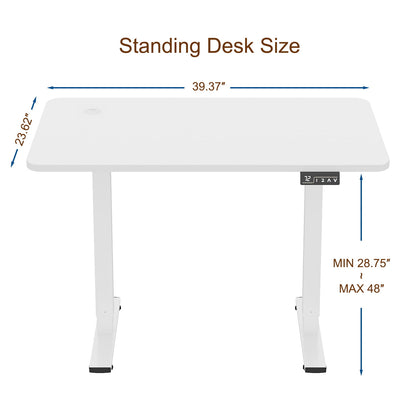 Furmax 40" x 24" Home Office Electric Height Adjustable Standing Desk