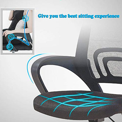 BestOffice Executive Chair with Lumbar Support & Swivel, 250 Ib. Capacity, Black