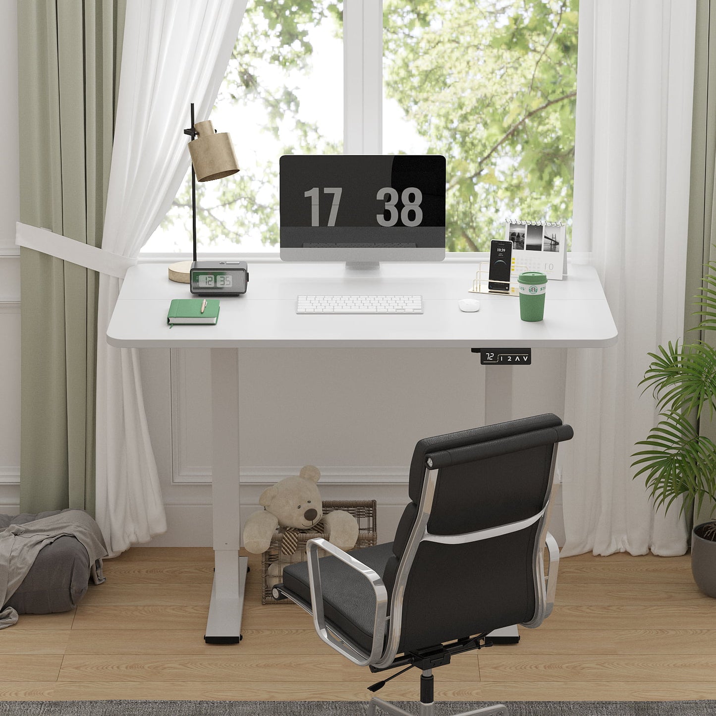 Furmax 40" x 24" Home Office Electric Height Adjustable Standing Desk