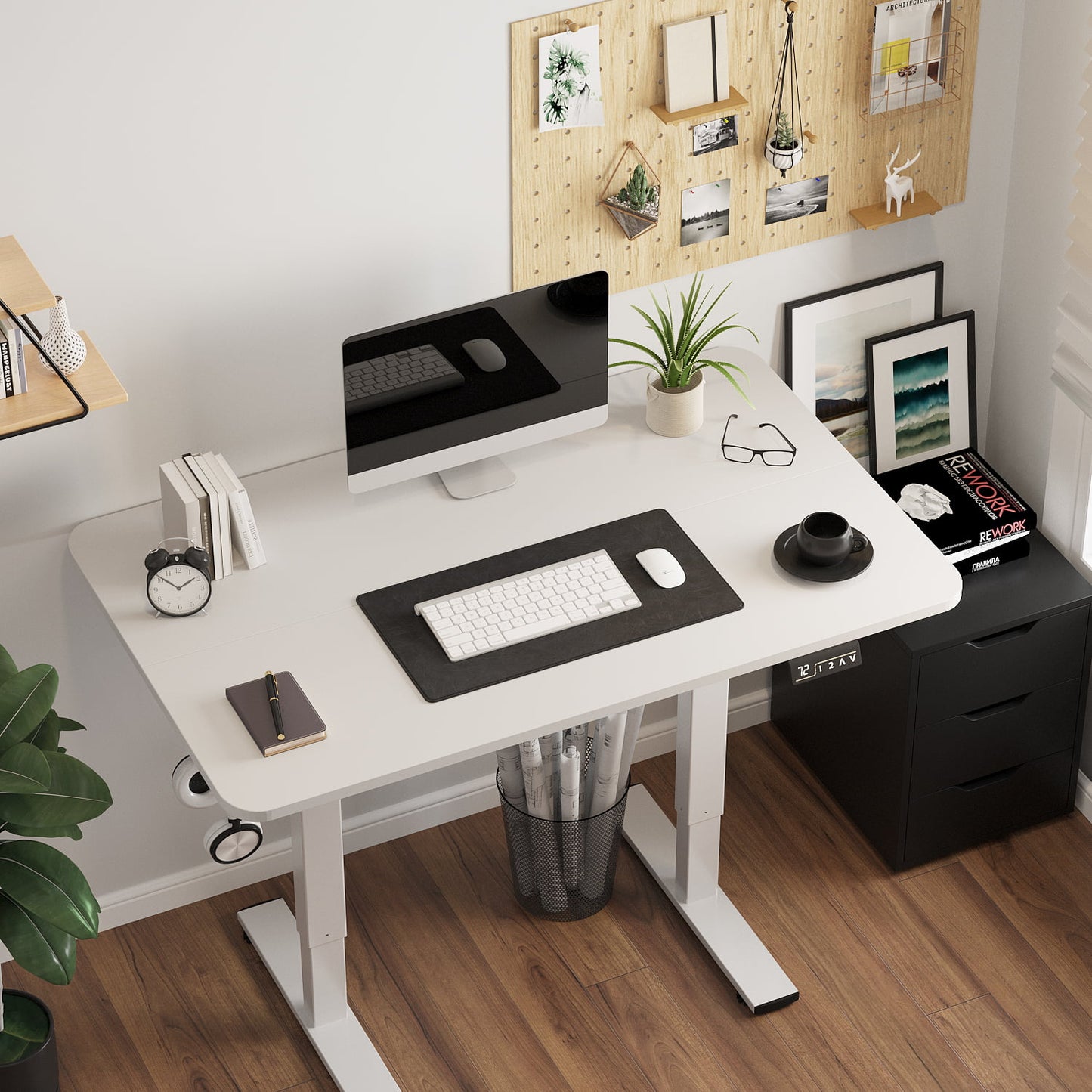 Furmax 40" x 24" Home Office Electric Height Adjustable Standing Desk