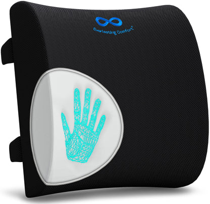 Everlasting Comfort Lumbar Support Pillow for Office Desk Chair