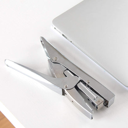 LandHope Heavy Duty Stapler, Durable Office Stapler with Stapler Remover, 1000 Staples, 20-Sheet Capacity, Metal Plier Desktop Stapler for Newspapers Homework, Silver