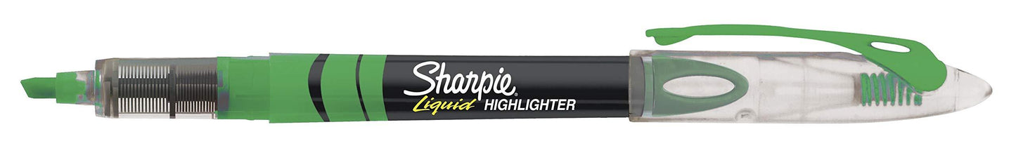 Sharpie Liquid Highlighters Assorted Colors, Chisel Tip Highlighter Pens, 10 Count